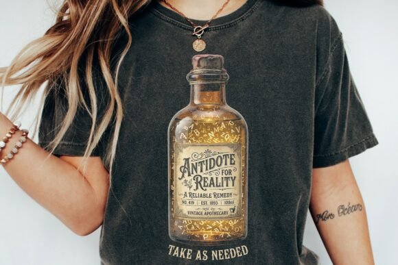 Antidote for Reality Apothecary Design: A Vintage Elixir for Modern Projects