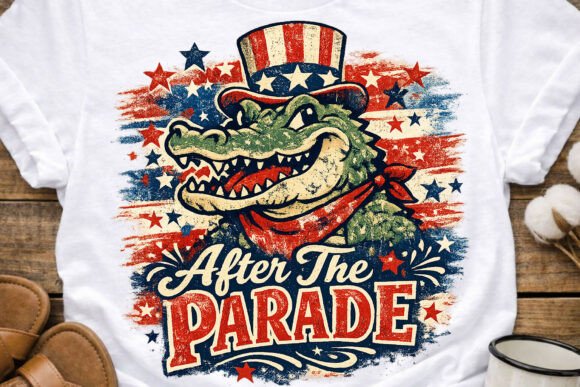 Bring Bold Americana to Your Next Project with This Gator Design