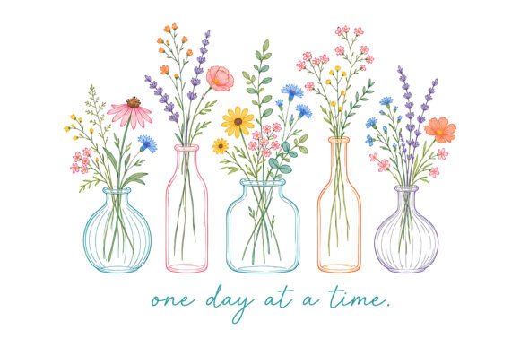 Bring Botanical Charm to Your Projects with Wildflower Vase One Day Design