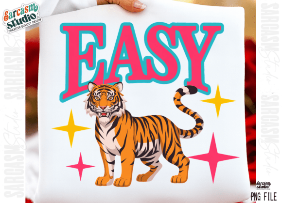 Capture Summer Vibes with the Easy Funny Tiger PNG