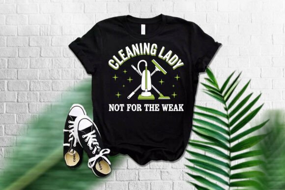 CLEANING LADY T-Shirt Design: High-Quality Digital Files for Creators