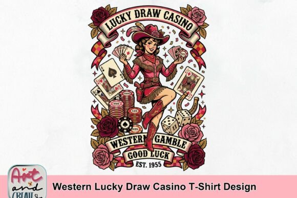 Gamble with Style: A Cowgirl's Guide to Casino Graphic Design