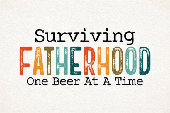 Surviving Fatherhood SVG Tshirt Design: Your Go-To Creative Asset