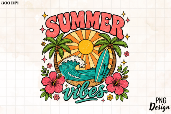 Tropical Summer Vibes PNG: Your Key to Vibrant Designs